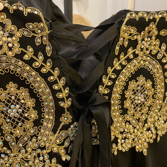 BouBou size XXS short strapless prom/dance dress. Worn once! Amazing condition. - Picture 3 of 5